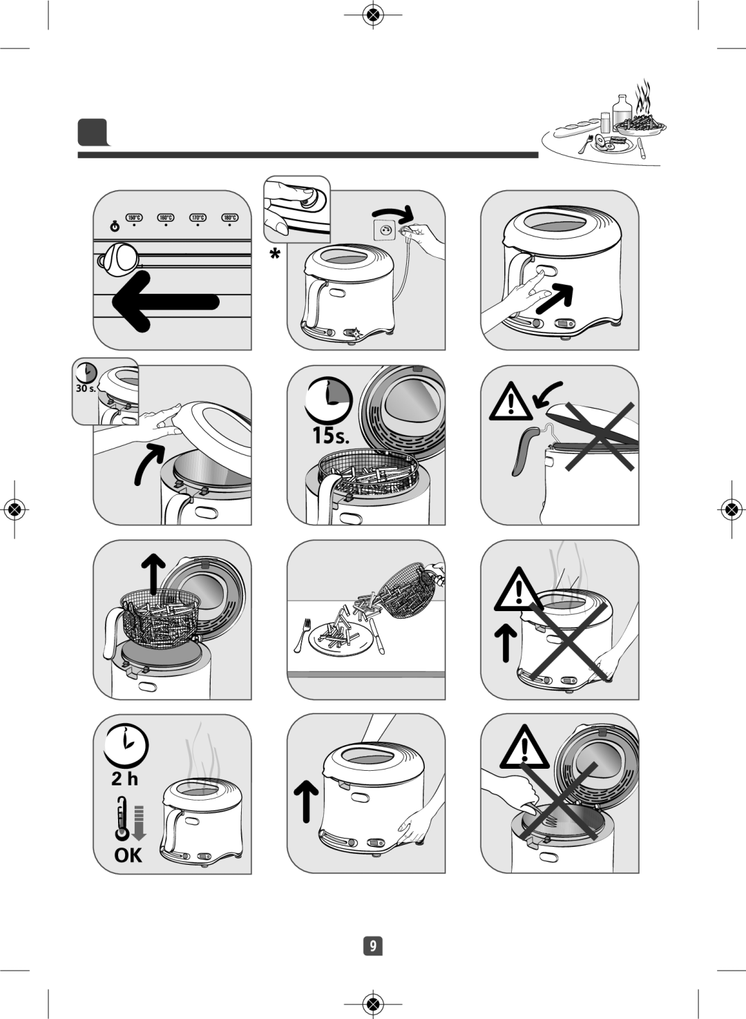 Tefal FF123140, FF123130 manual 