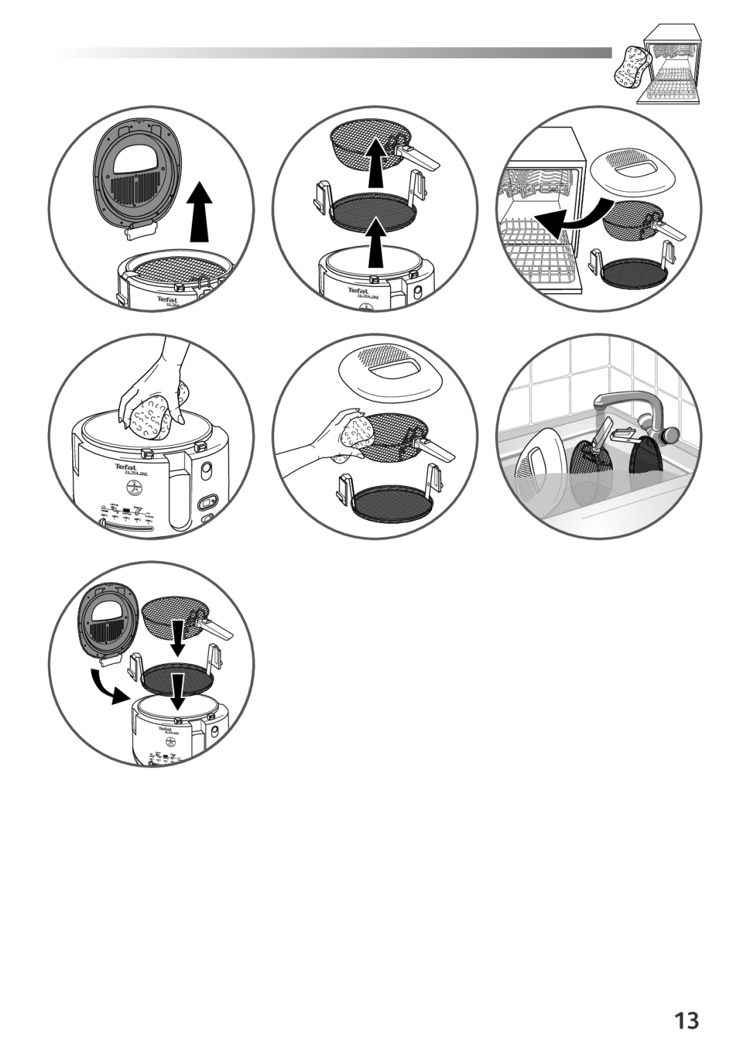 Tefal FF1631CH, FF163111 manual 