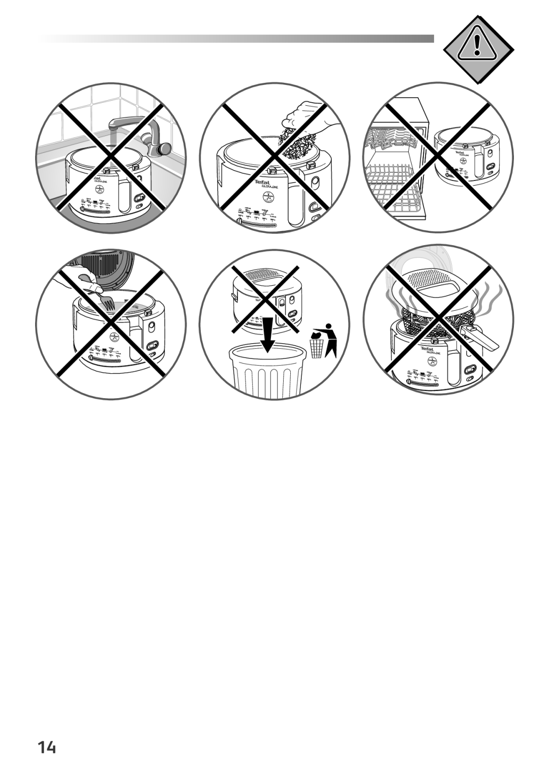 Tefal FF163111, FF1631CH manual 