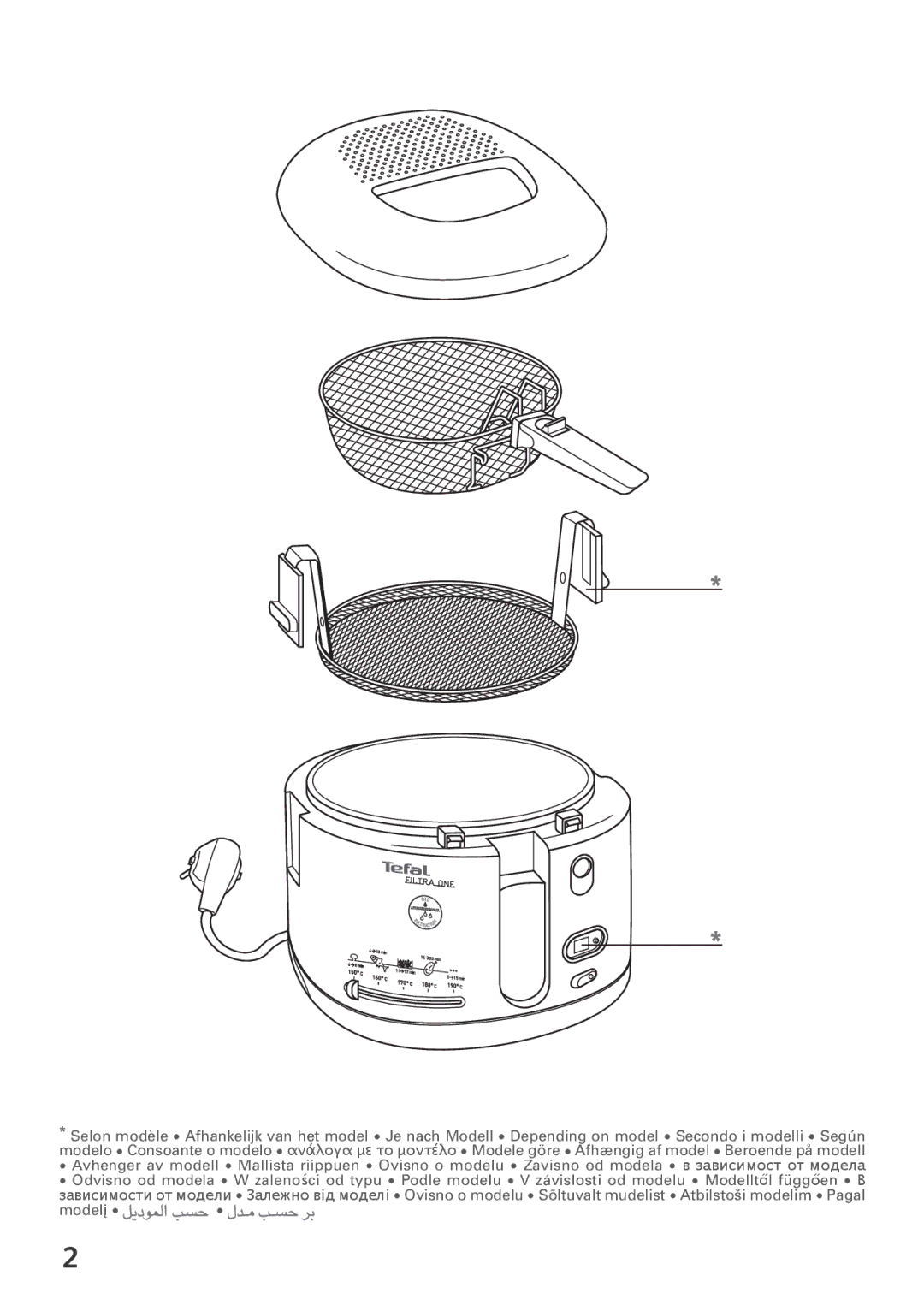 Tefal FF163111, FF1631CH manual 