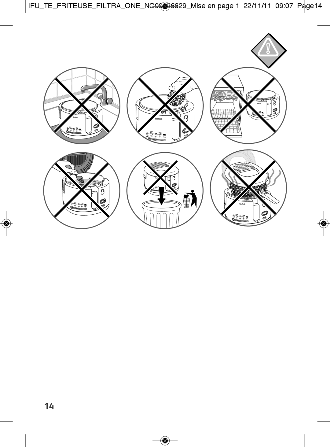 Tefal FF165151, FF165125, FF165127 manual 