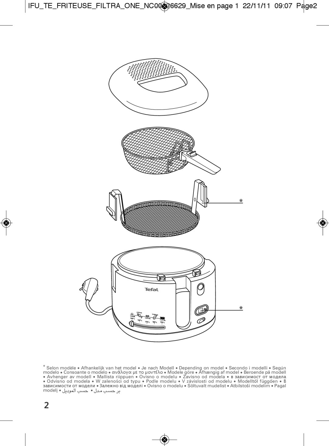 Tefal FF165151, FF165125, FF165127 manual 