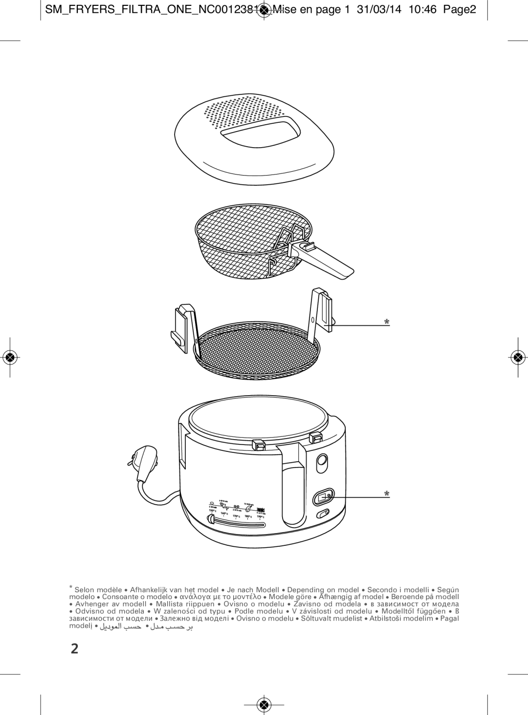 Tefal FF175D71 manual Зависимости от модели 