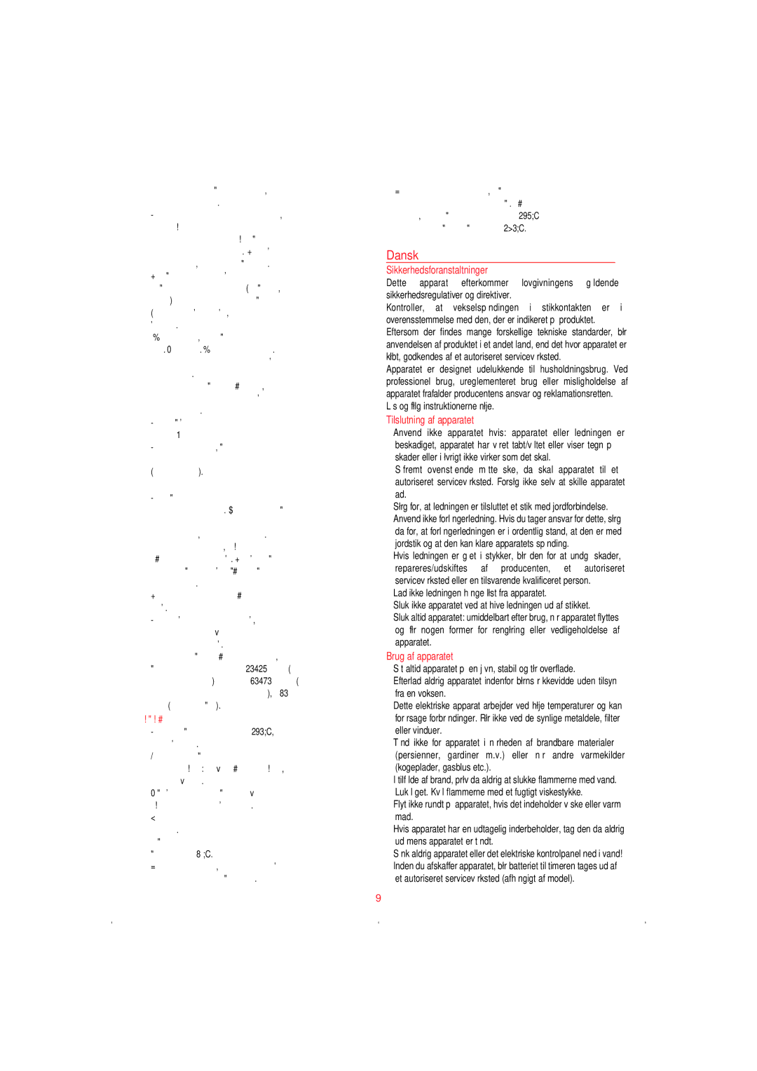 Tefal FF401400, FF401470 manual Dansk, Μαγε, Συµβουλ 