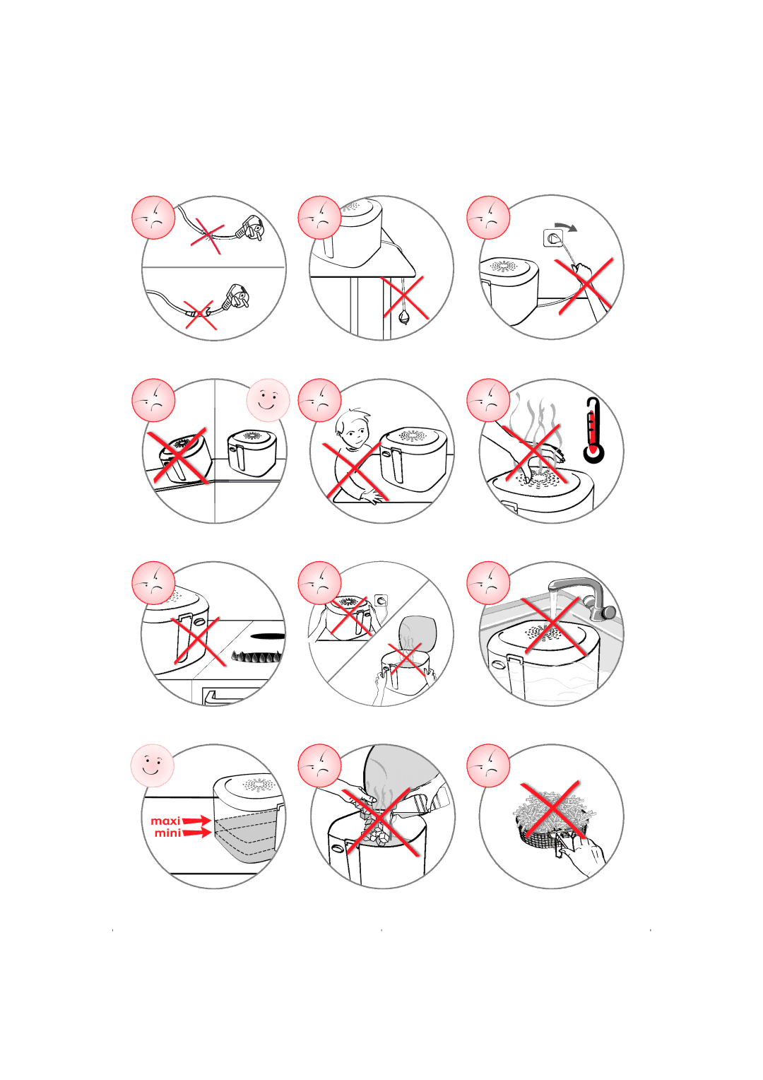 Tefal FF401470, FF401400 manual 