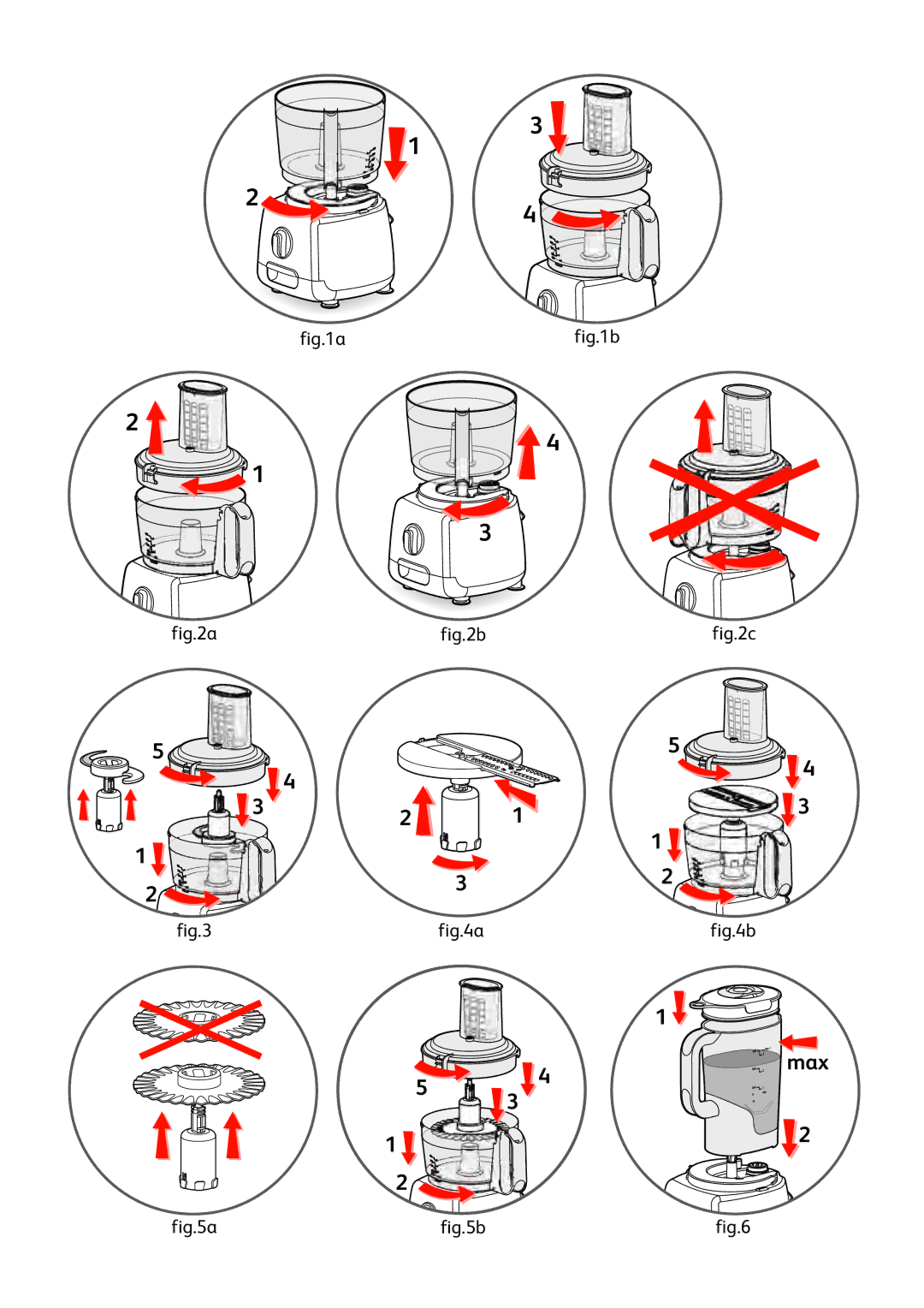 Tefal DO2021B1, FP412112, DO2011A7 manual Afig.1b 