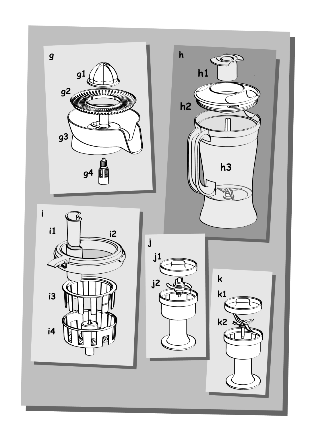 Tefal FP652DC1, FP412113, DO302EB1, DO250DA2, FP413DAD manual I1i2 