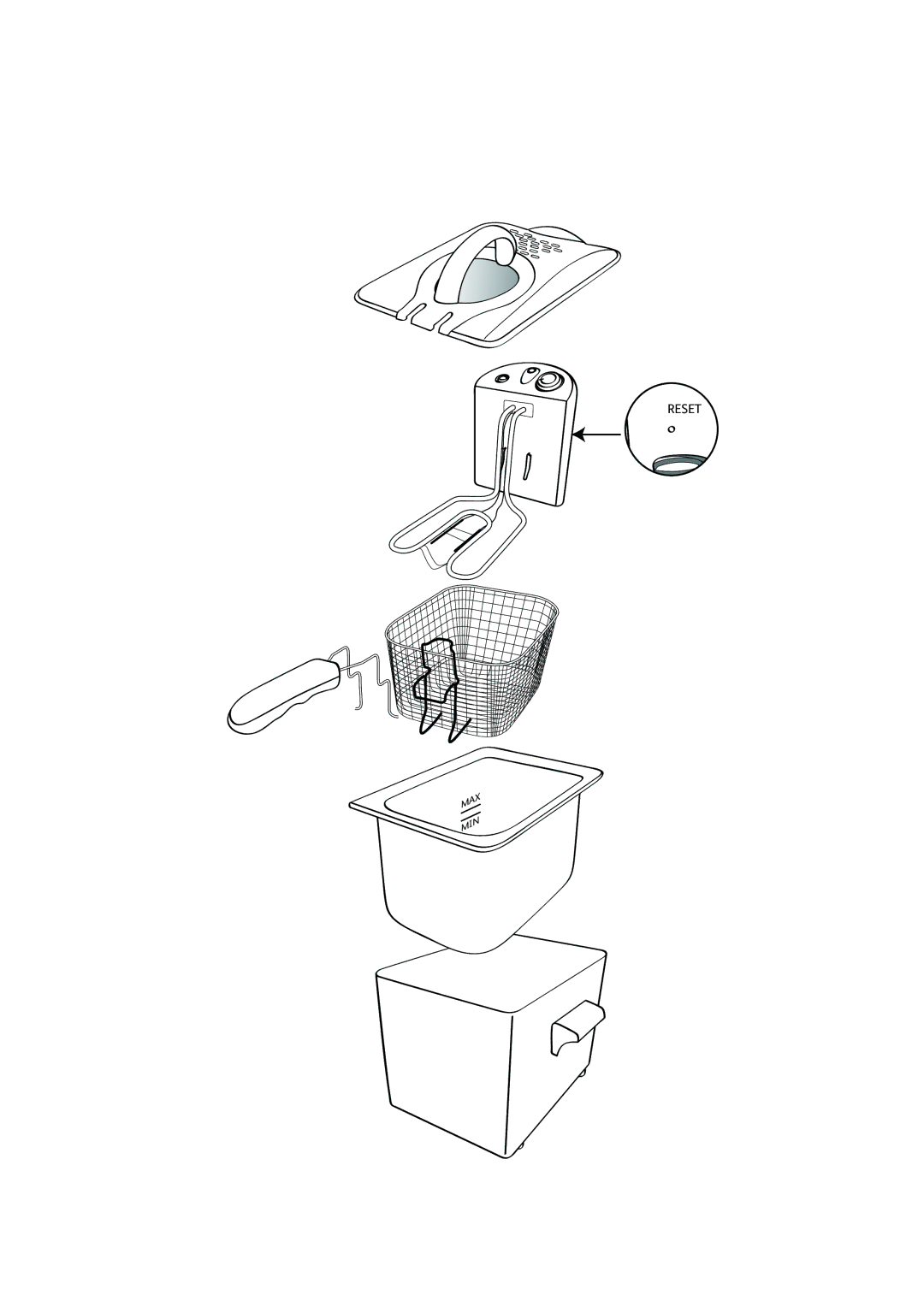 Tefal FR101452, FR101415, FR101450, FR101431, FR101451 manual Reset 