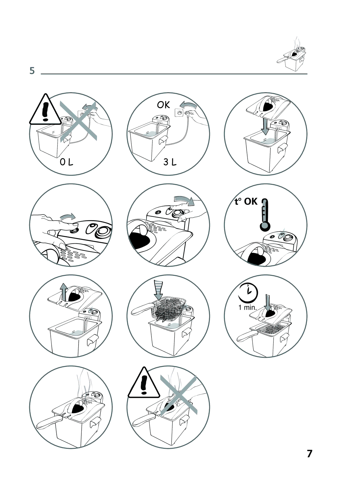 Tefal FR101452, FR101415, FR101450, FR101431, FR101451 manual Min 