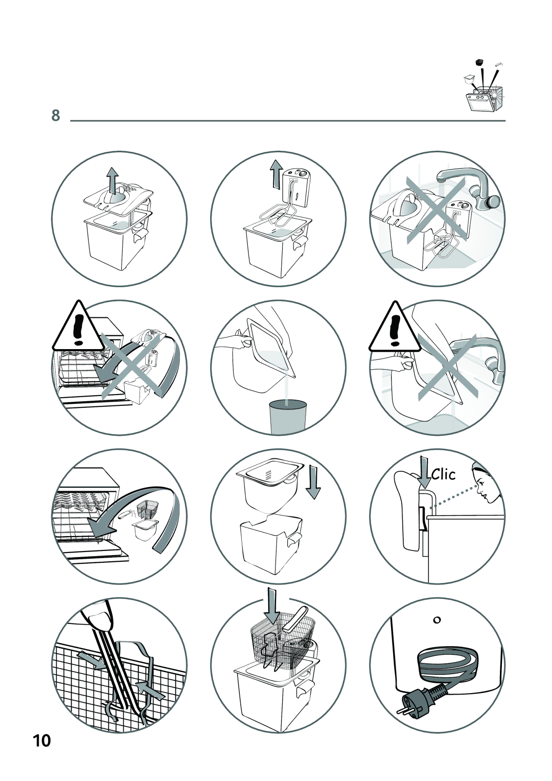 Tefal FR101531, FR101570 manual MAX- Food Level 