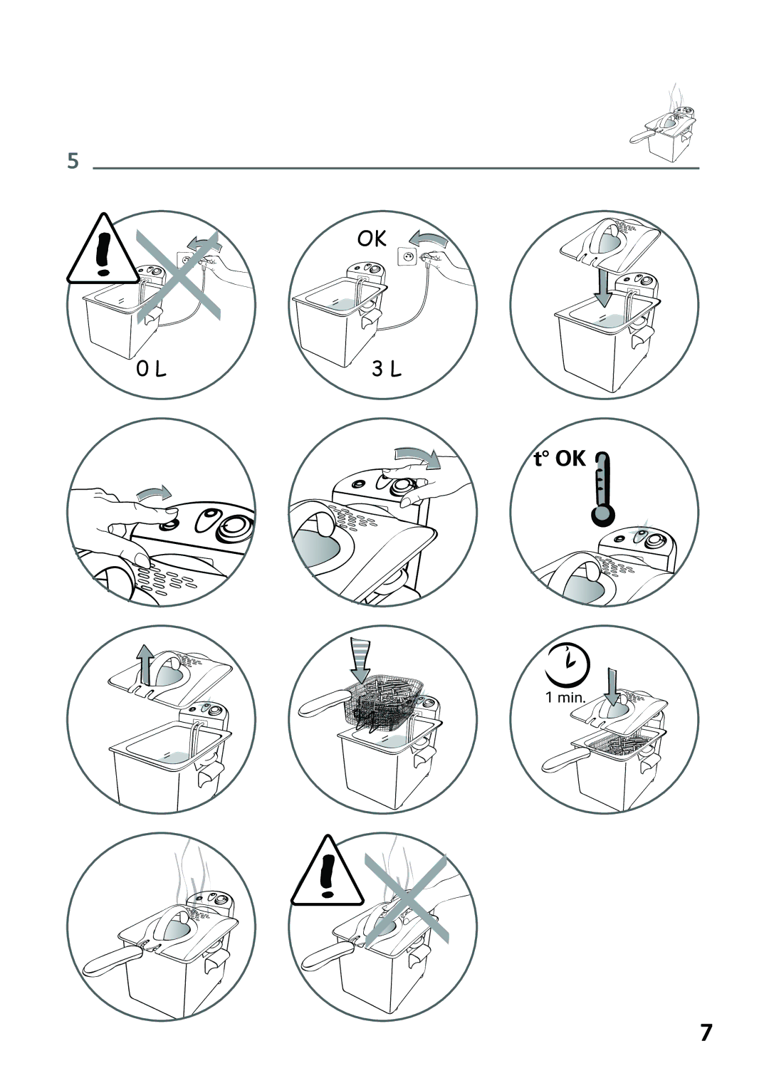 Tefal FR101570, FR101531 manual Min 