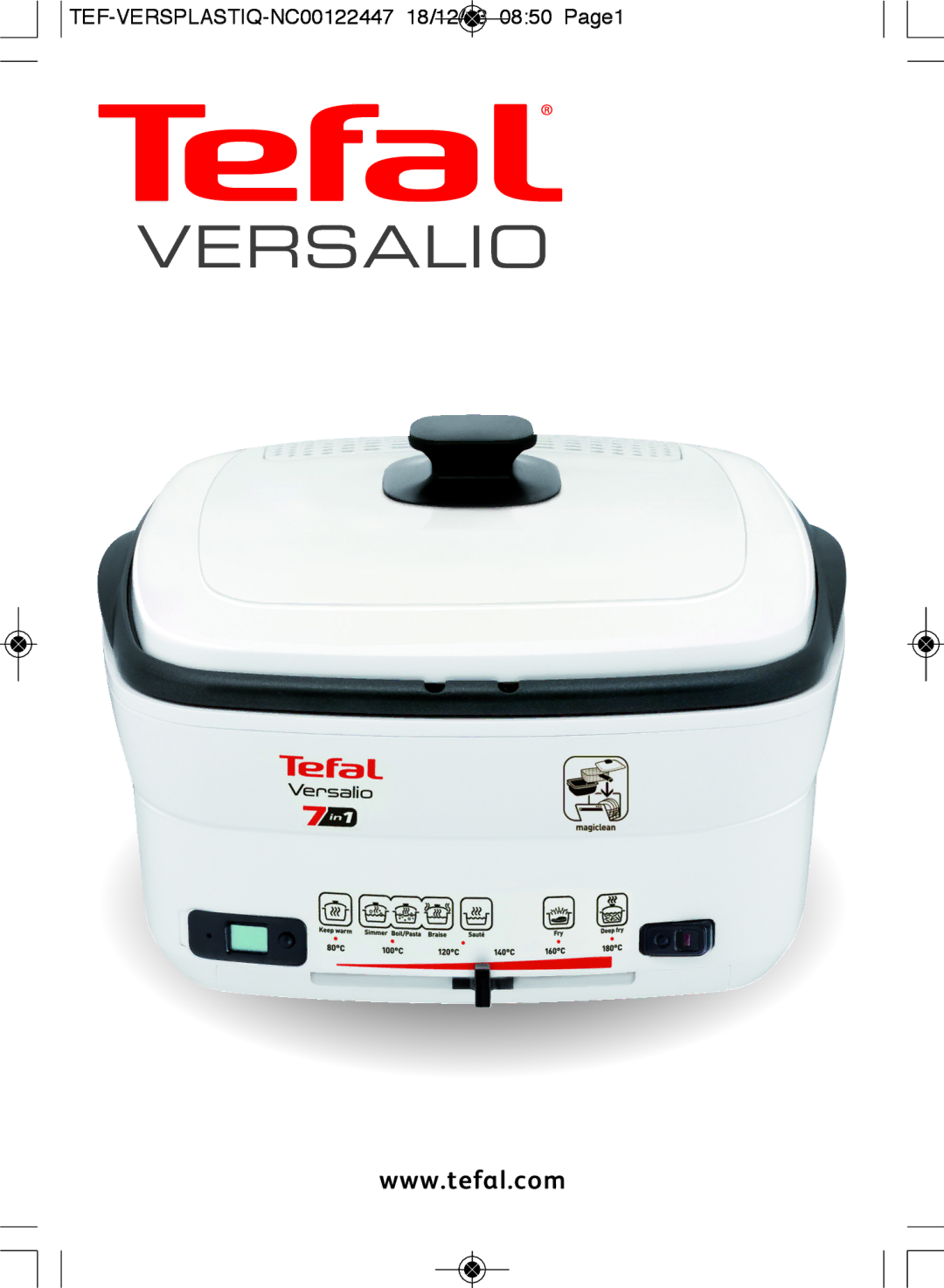 Tefal FR401331, FR401330 manual Versalio 