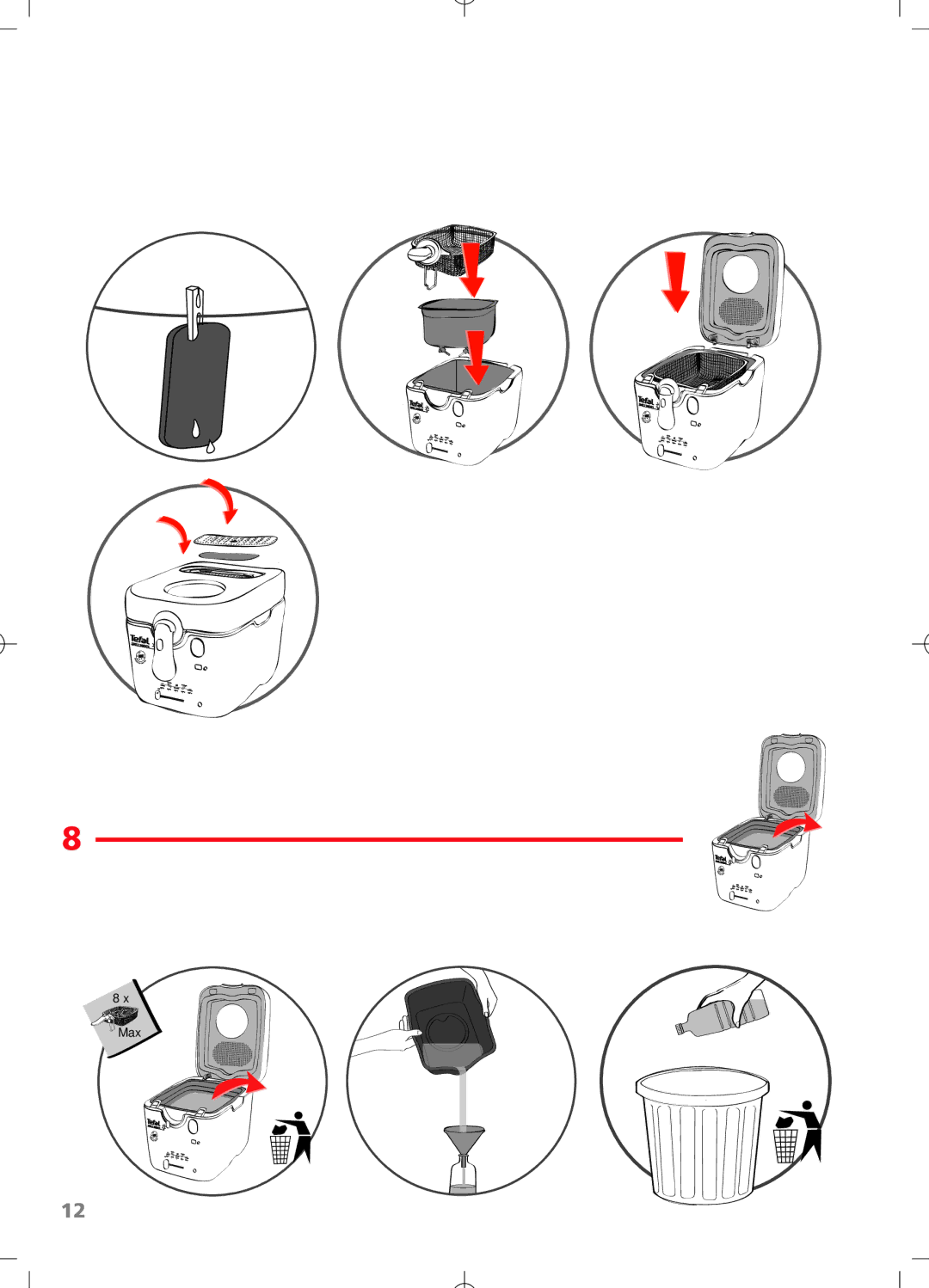 Tefal FR402130, FR402170, FR402171, FR402172, FR402131, FR402132 manual Max 