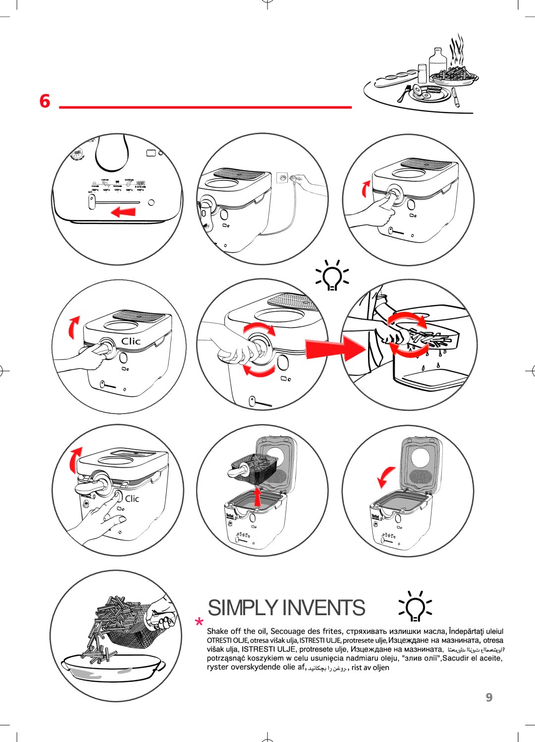 Tefal FR402172, FR402130, FR402170, FR402171, FR402131, FR402132 manual Simply Invents 