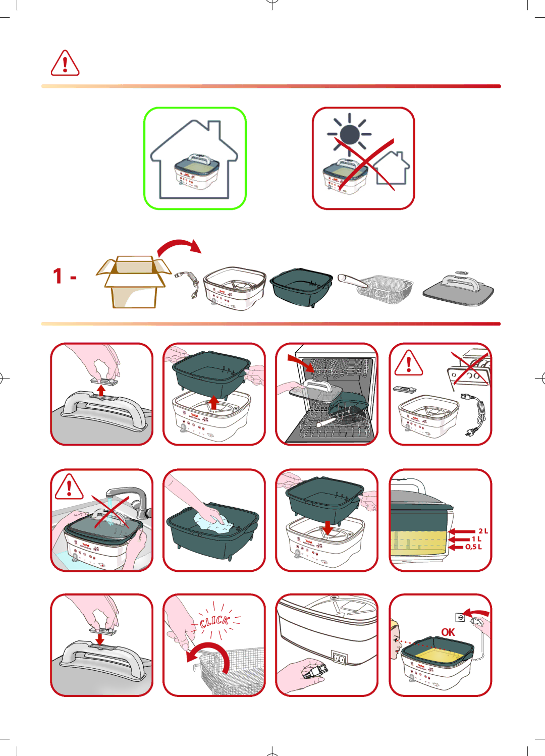 Tefal FR402373, FR402370, FR402330, FR402371, FR402372 manual 