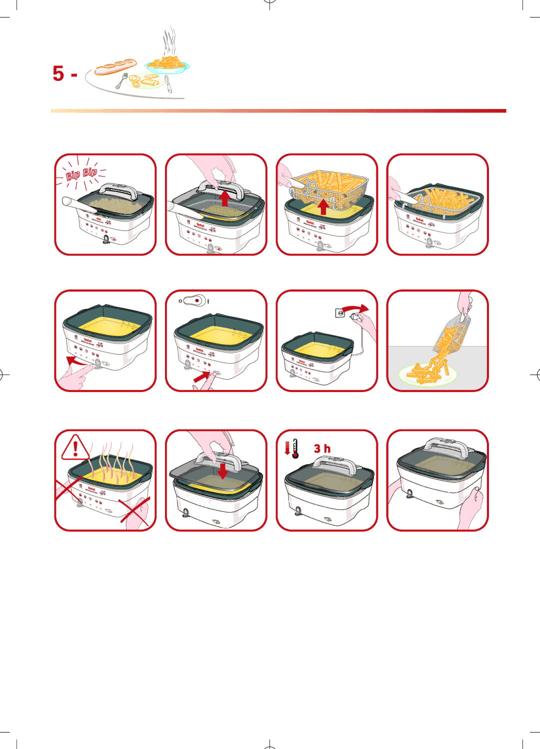 Tefal FR402371, FR402370, FR402330, FR402373, FR402372 manual 180C 