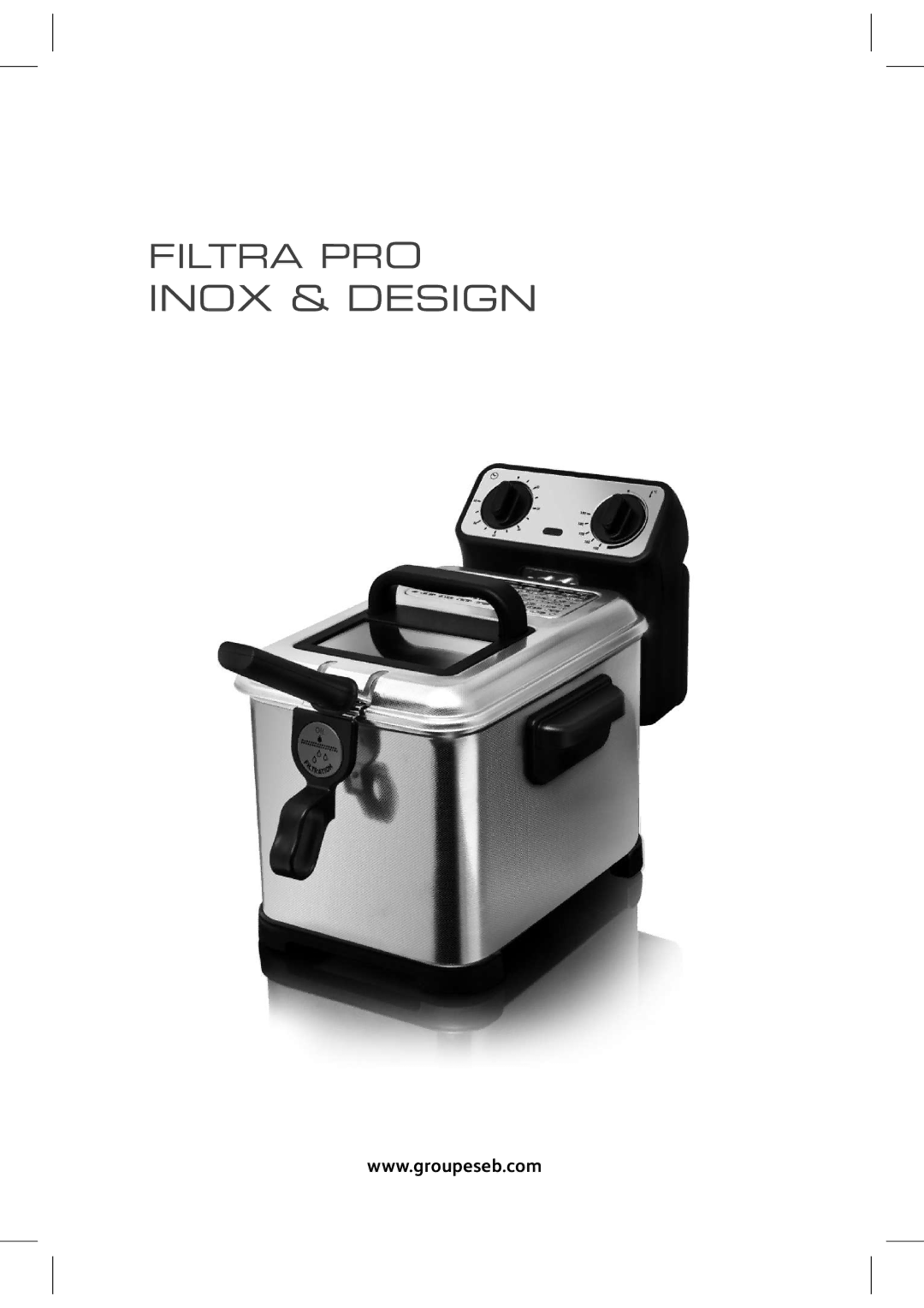 Tefal FR405200 manual Filtra PRO Inox & Design 