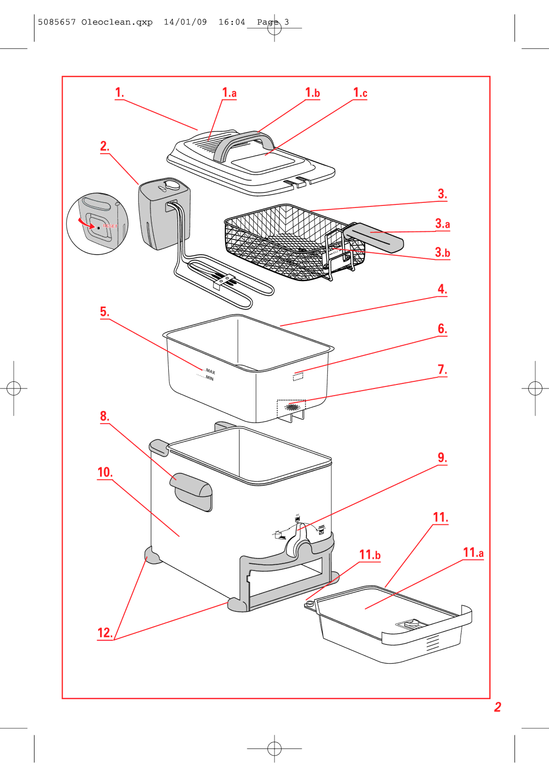 Tefal FR701370, FR701330+, FR701350+ manual 11.b 11.a 