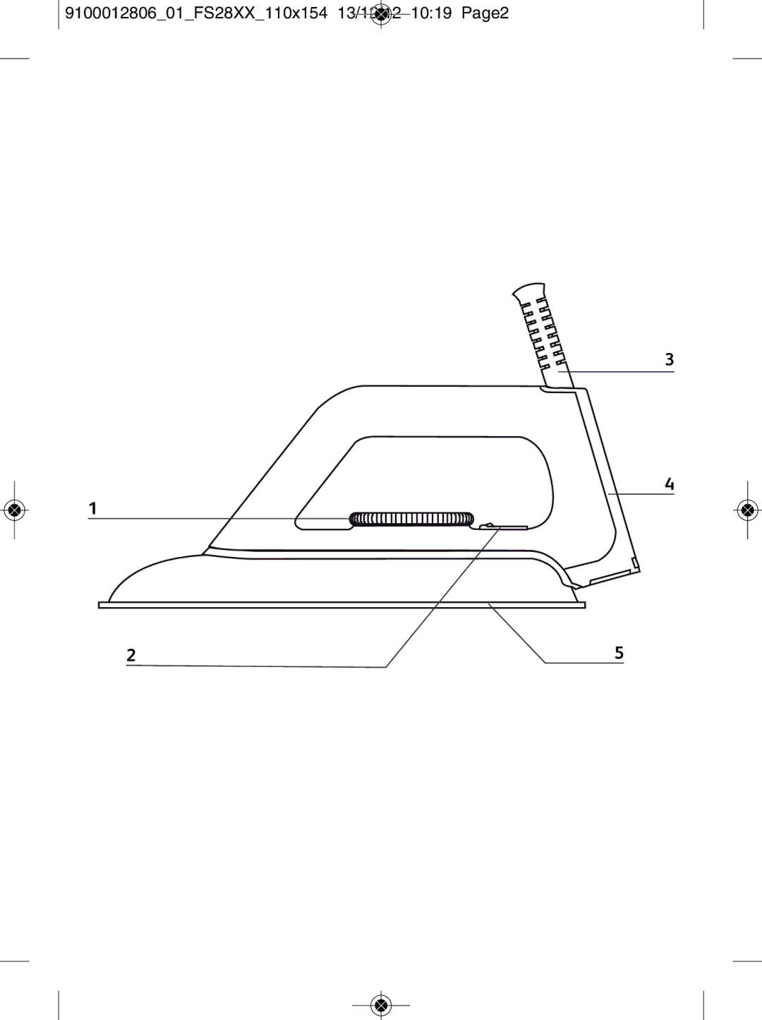 Tefal FS2820E0, FS4035M0 manual 910001280601FS28XX110x154 13/12/12 1019 Page2 