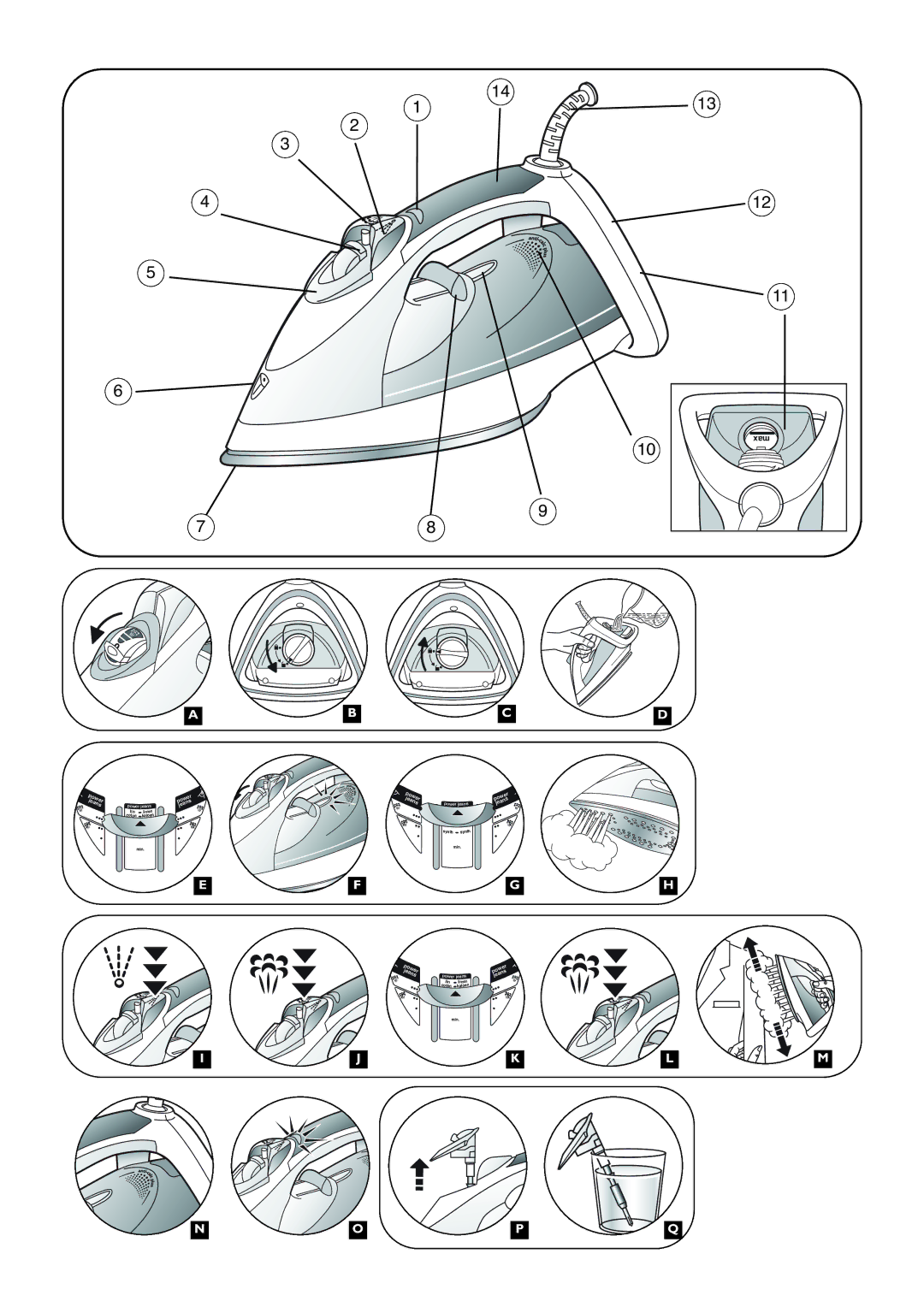 Tefal FV8110L0, FV8110D0, FV8110C0, FV8110E0, FV8110E1, FV8110G0 manual 412 