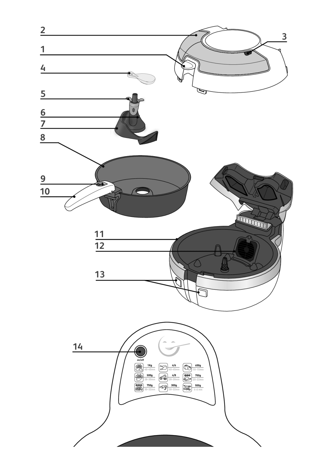 Tefal FZ706228, FZ706212, FZ706227, FZ706260, FZ706225 manual 