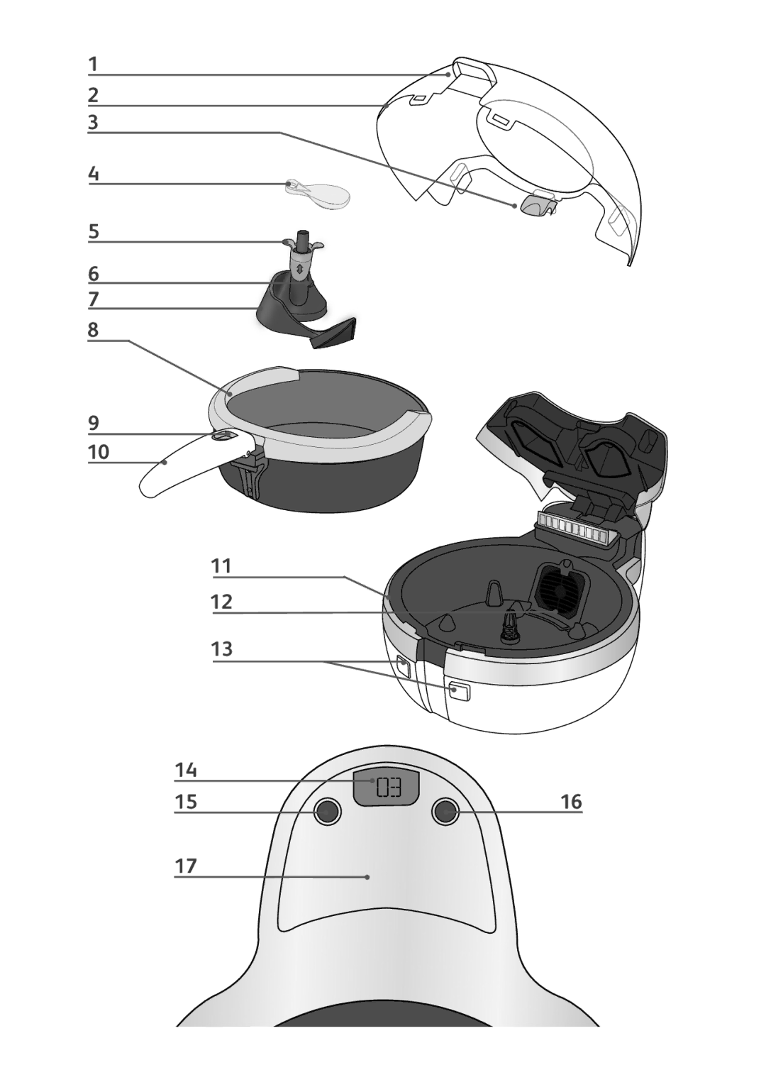 Tefal GH800051, GH800030, GH800031, GH800032, GH800070, GH8000ME, GH800020, GH800016, GH800015 manual 