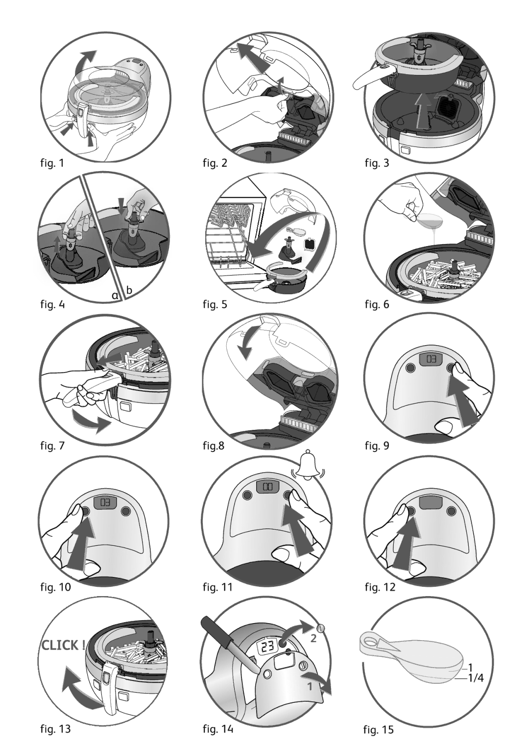 Tefal GH800032, GH800030, GH800031, GH800051, GH800070, GH8000ME, GH800020, GH800016, GH800015 manual 