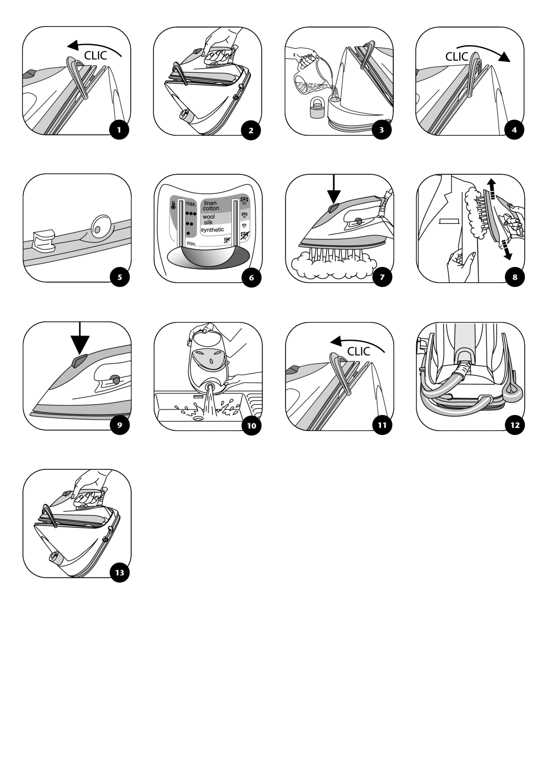 Tefal GV6600J0, GV6600G0, GV6600K0, GV6600G8, GV6600C0, GV6600C5, GV6600S0, GV6600E0, GV6600E5 manual 