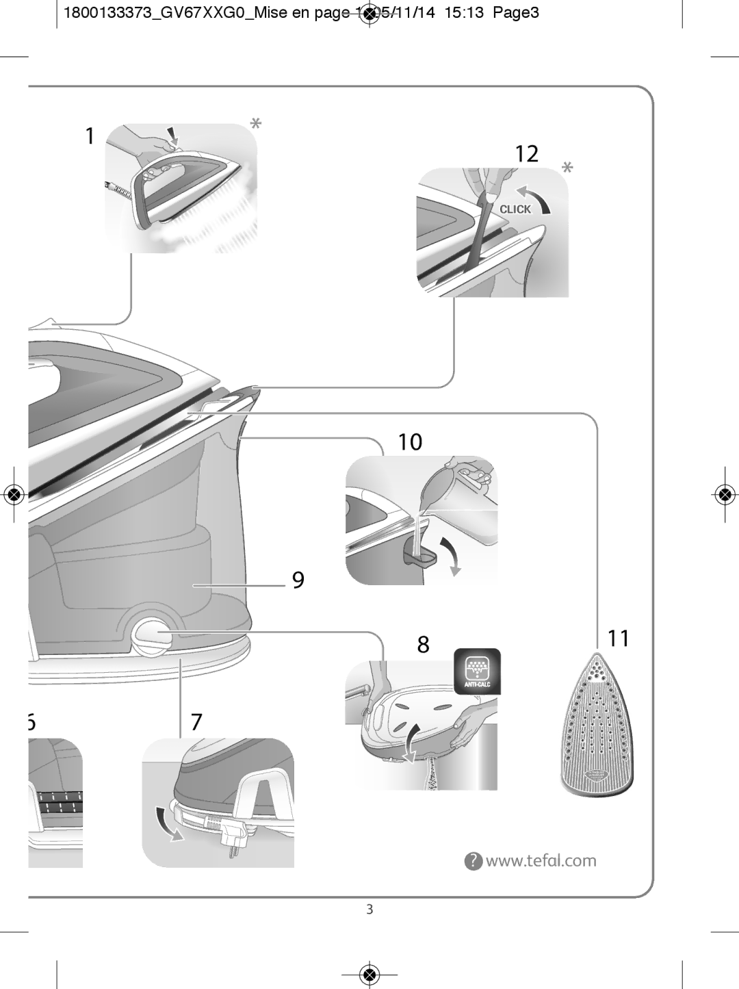 Tefal GV6720G0 manual 811 