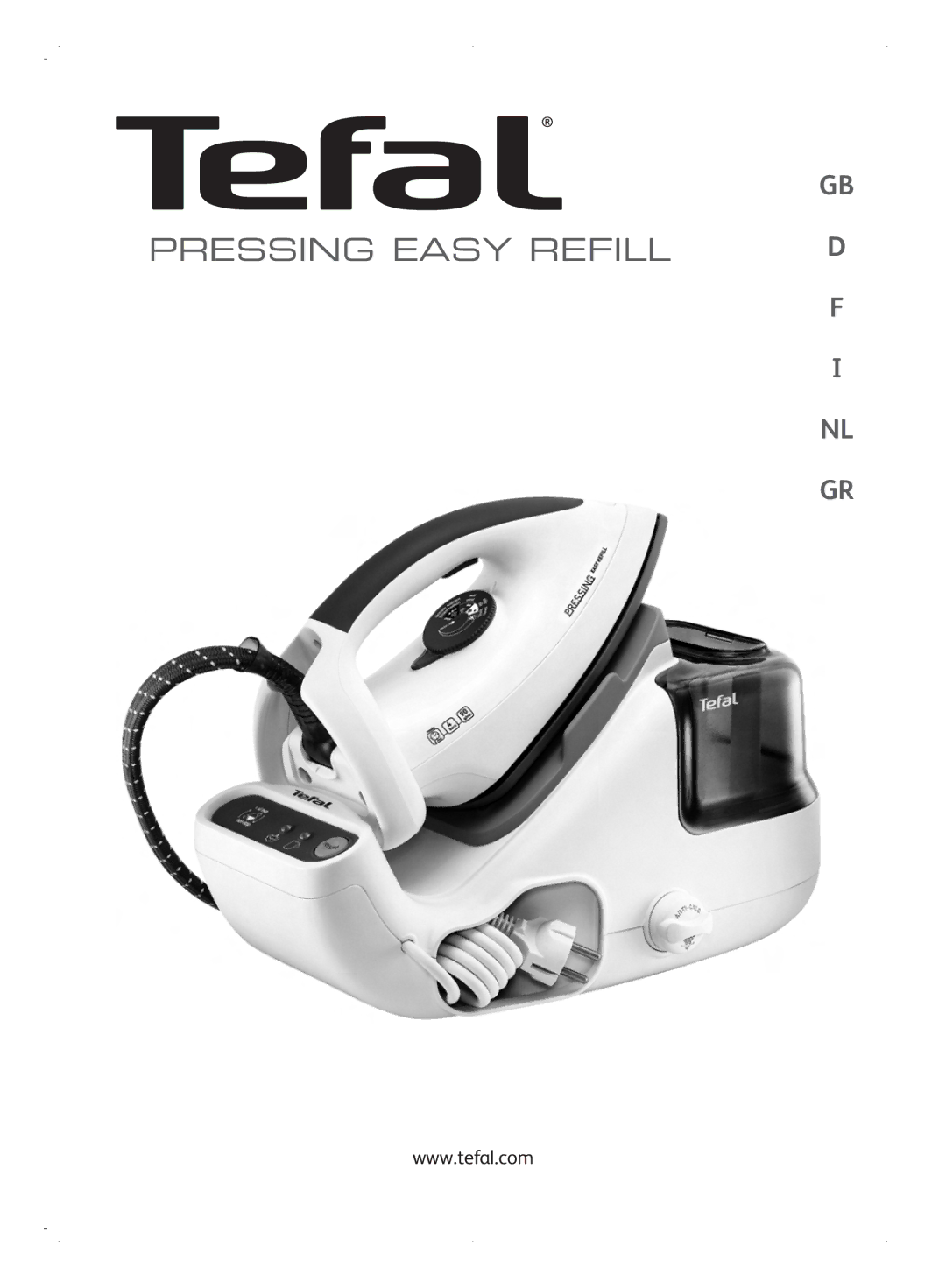 Tefal GV7070G0, GV7070G8, GV7070E0 manual Pressing Easy Refill 