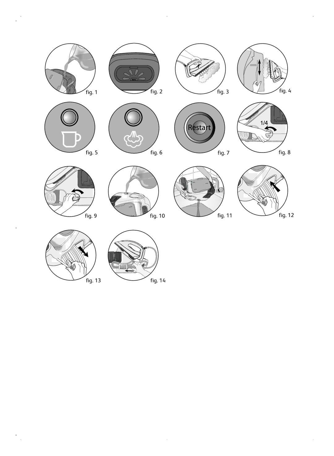 Tefal GV7070G8, GV7070G0, GV7070E0 manual Max 