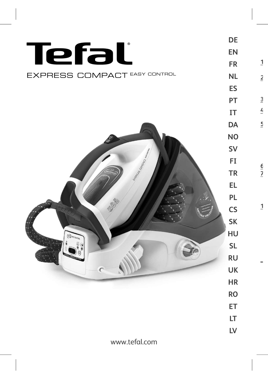 Tefal GV7630G0, GV7630CH, GV7630E0, GV7630C0, GV7630Z0 manual 