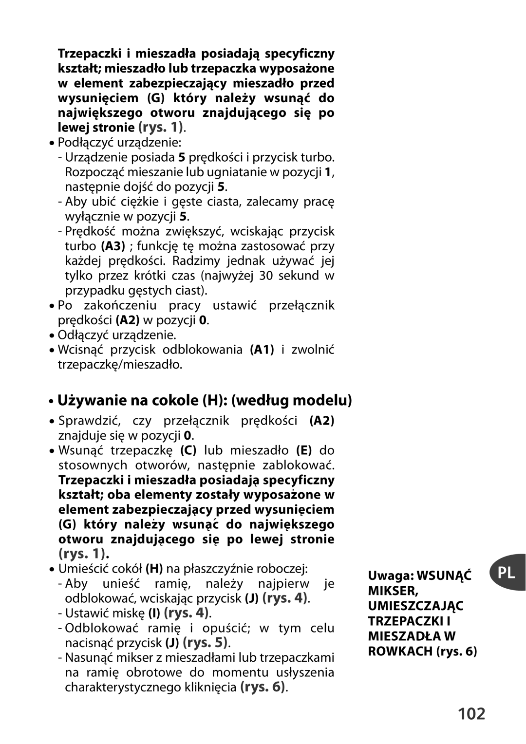 Tefal HT41313E manual 102 