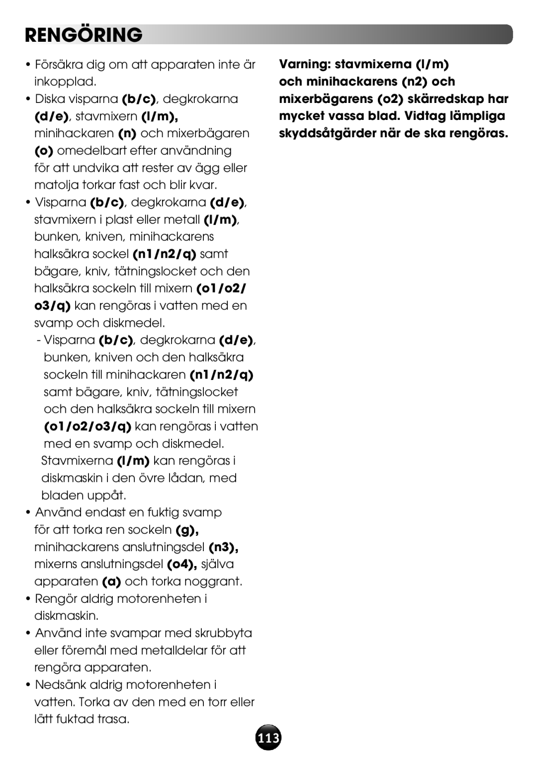 Tefal HT611138 manual Rengöring 