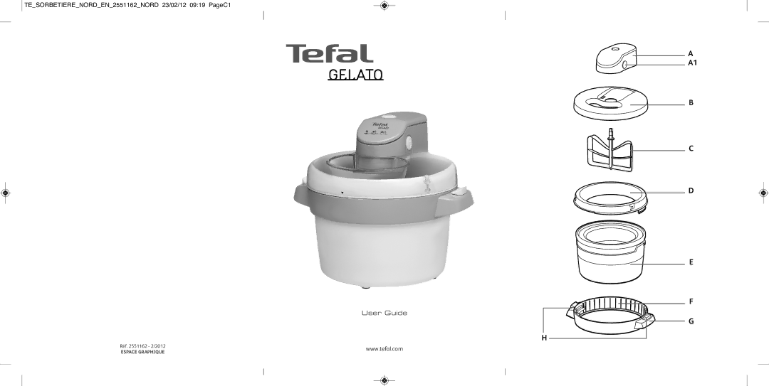 Tefal IG500150 manual TESORBETIERENORDEN2551162NORD 23/02/12 0919 PageC1, User Guide 