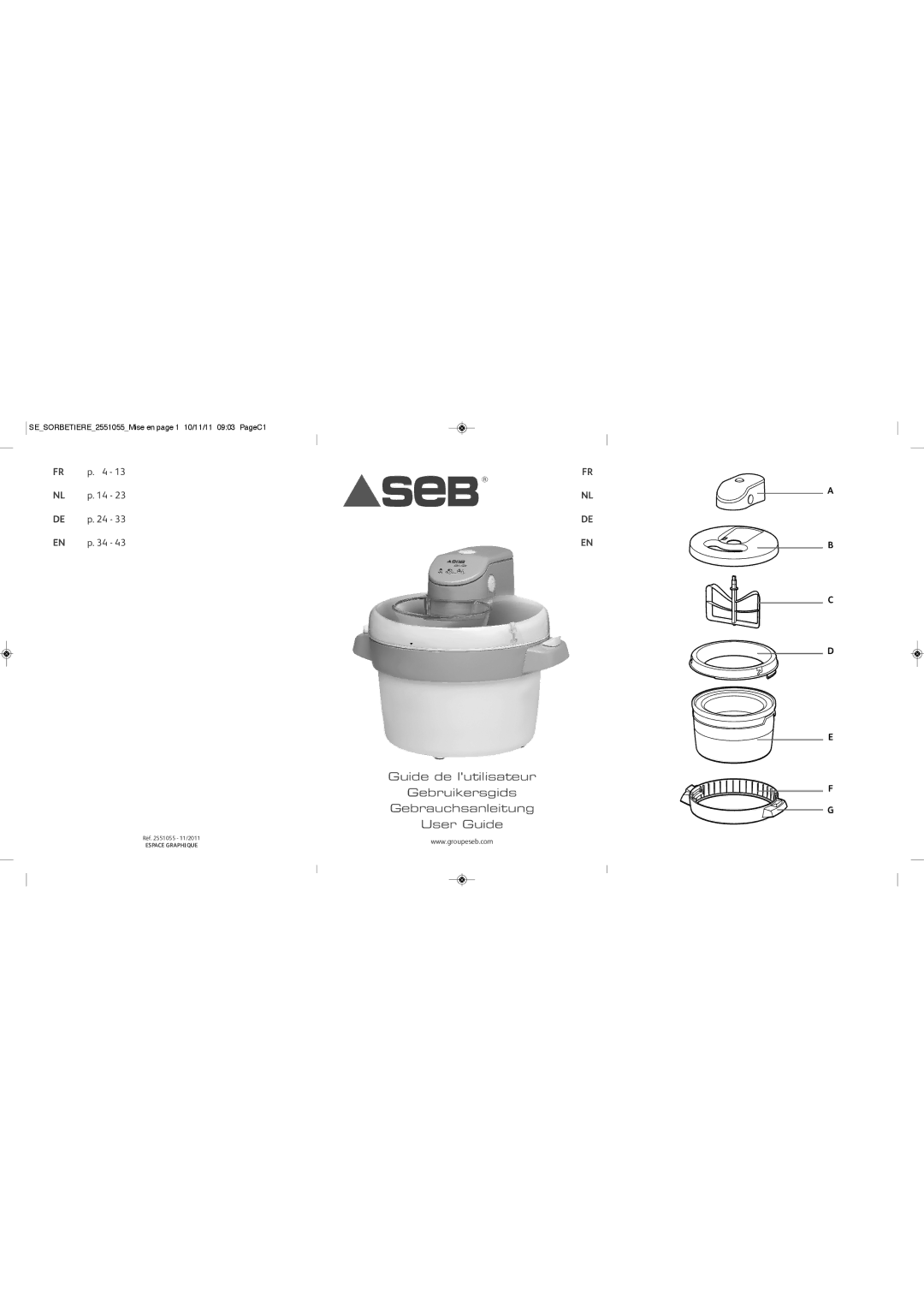 Tefal IG500760, IG5007B1, IG5007B2, IG500710, IG500140 manual Guide de lutilisateur 