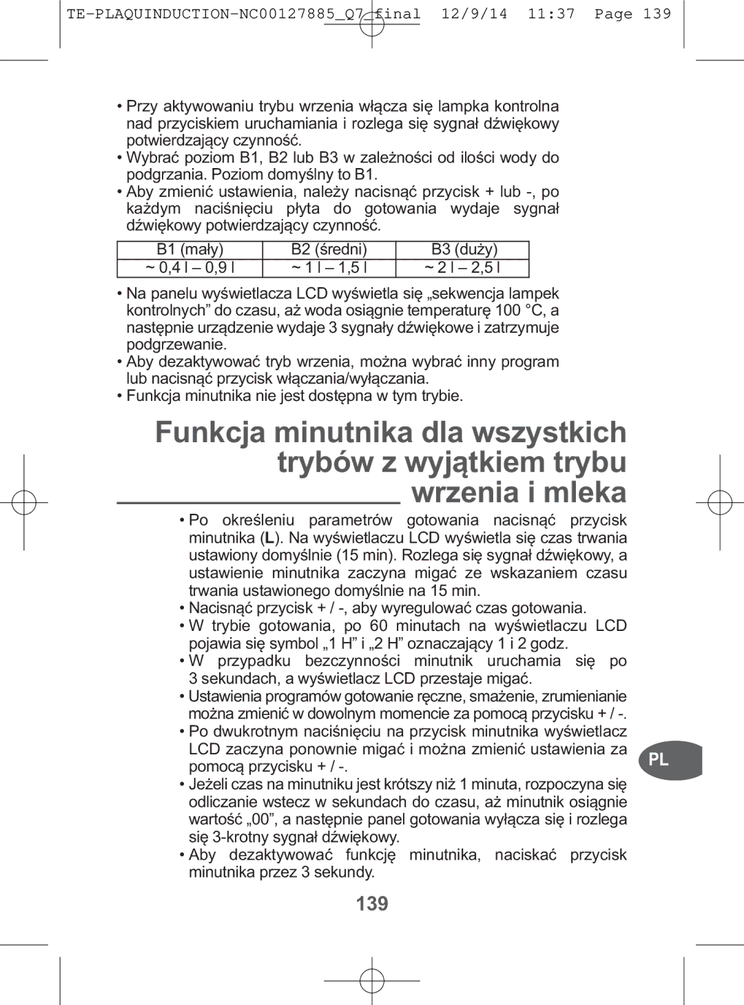 Tefal IH201812, IH201865, IH201866, IH201840 manual 139 