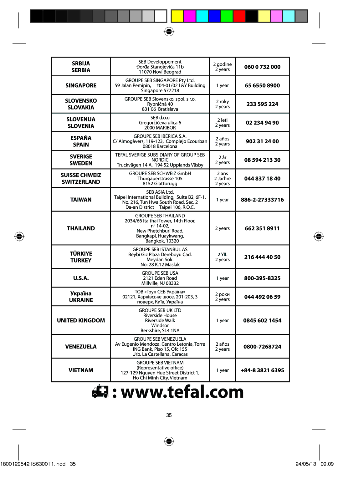 Tefal manual 1800129542 IS6300T1.INDD 24/05/13 0909 