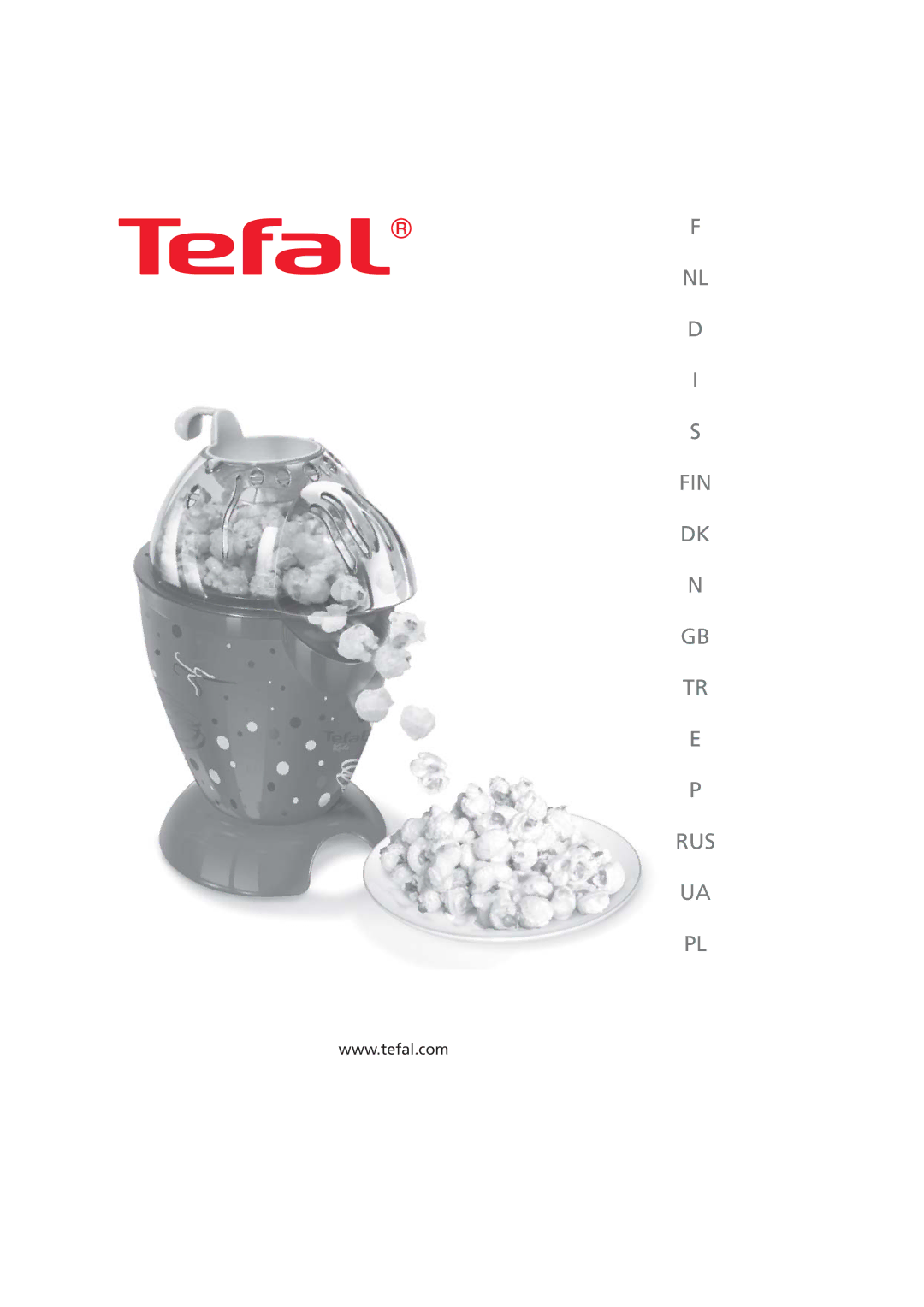 Tefal KD100083, KD100084, KD100012 manual Fin Dk N Gb Tr E P Rus Ua Pl 