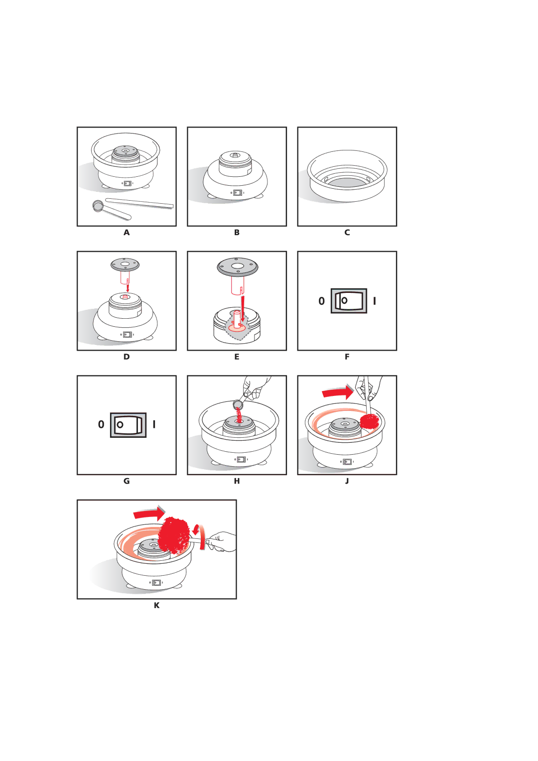 Tefal KD300083, KD300056, KD300084, KD300012 manual Abc Def Ghj 