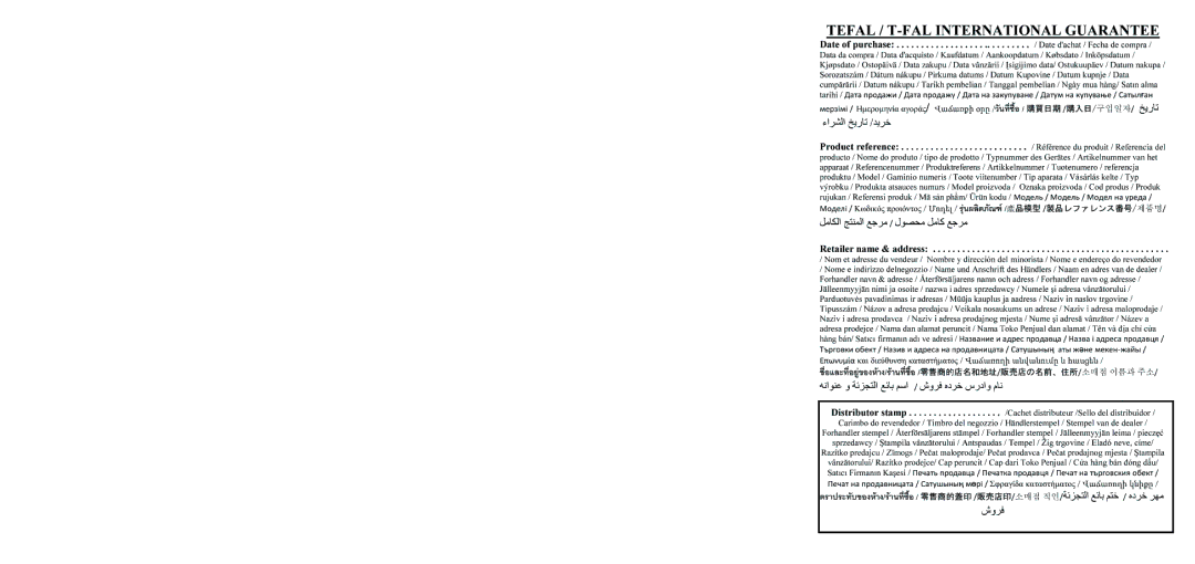 Tefal KO102810 manual 