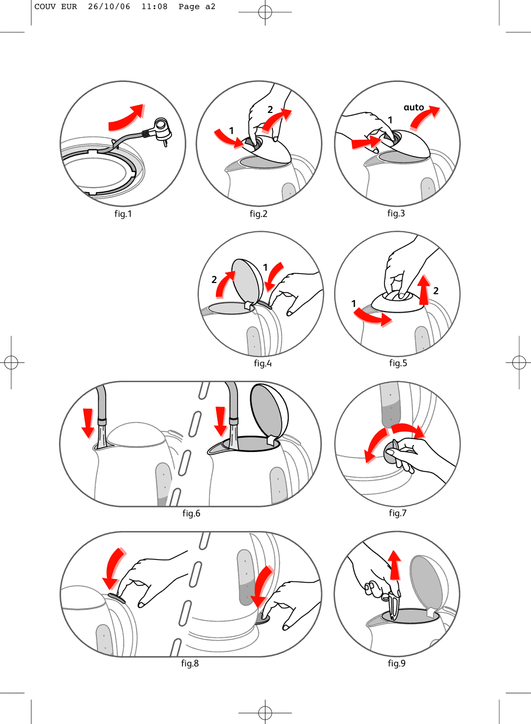 Tefal KO300041, KO300021, KO300030, KO300040 manual Auto 