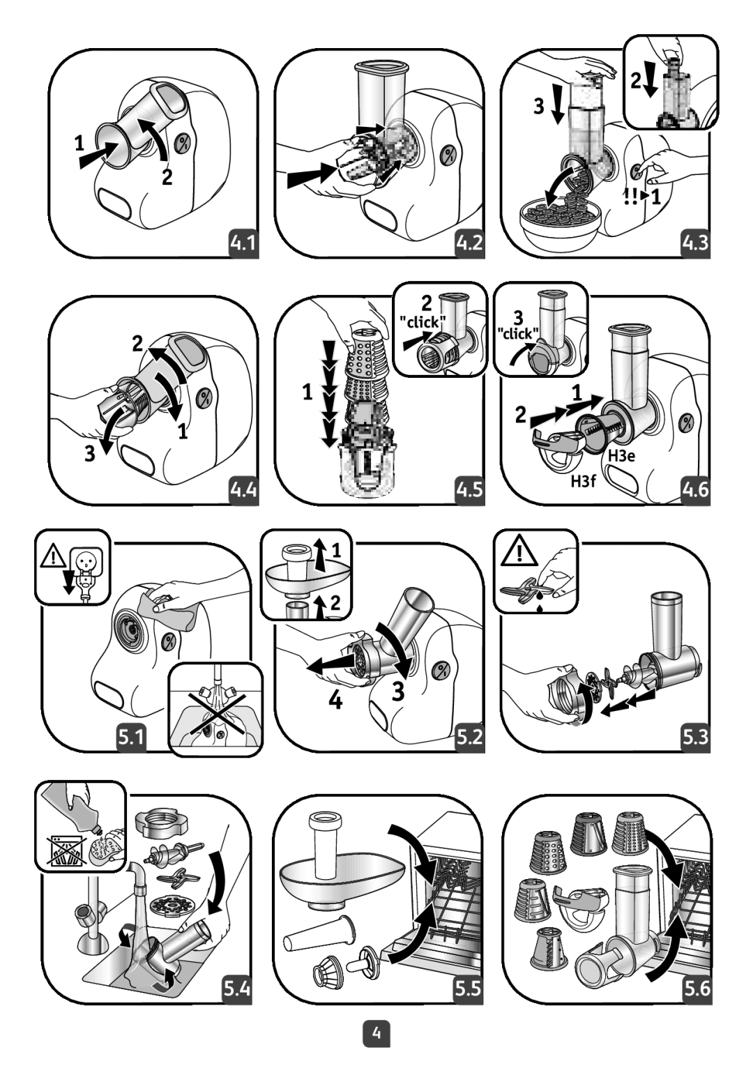 Tefal NE210138 manual 14.2 44.5 45.5 