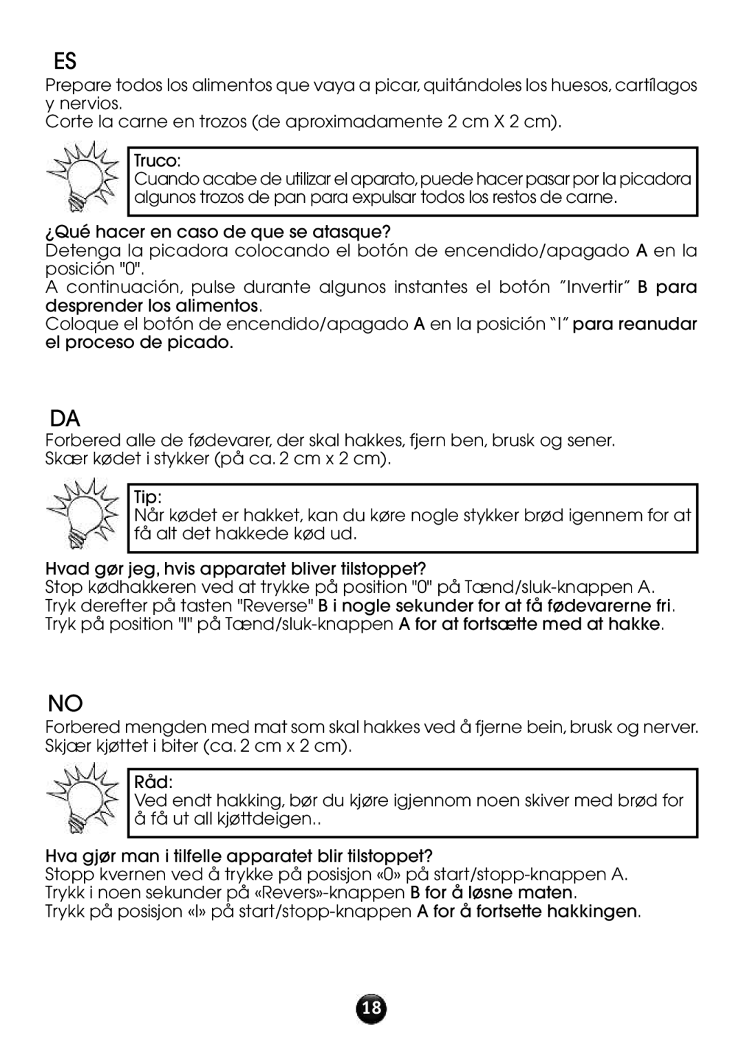 Tefal NE608138 manual ¿Qué hacer en caso de que se atasque? 