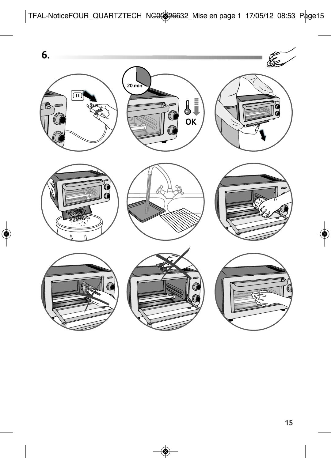 Tefal OF160850, OF1608B2, OF1608B1, OF160870 manual 