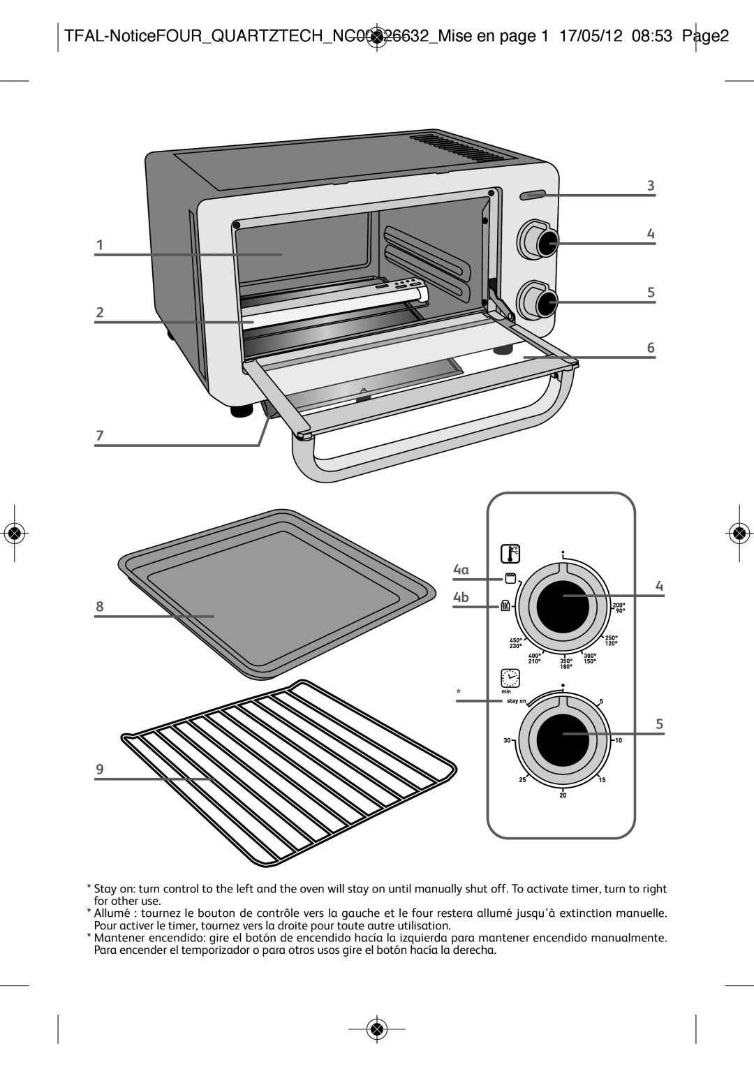 Tefal OF160870, OF160850, OF1608B2, OF1608B1 manual 