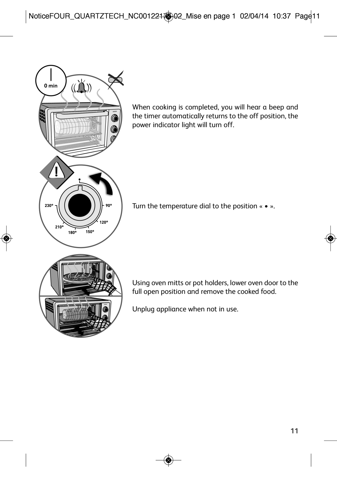 Tefal OF170870 manual 