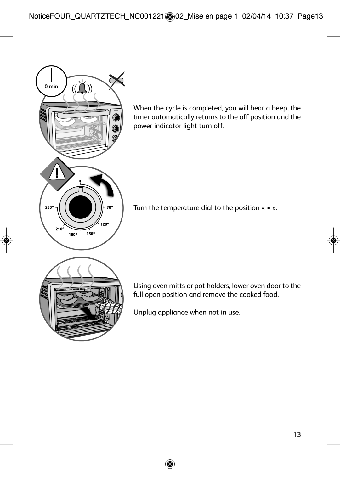 Tefal OF170870 manual 