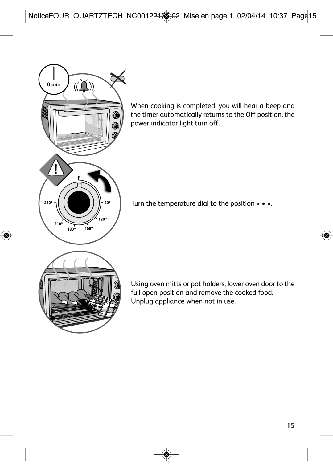 Tefal OF170870 manual 