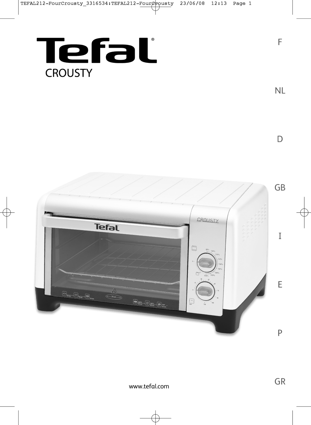 Tefal OV326071, OV326072 manual 